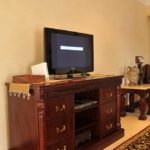 Dna Ines High Plasma TV unit, Made from All African Mahogany