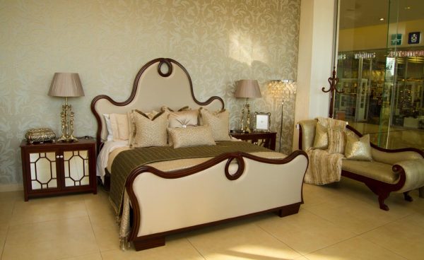 Dna Rocha Bedroom suite with Trellis Pedestals