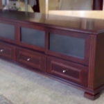 Spanish Plasma Stand, Made from All African Mahogany