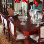 Gorete Dining Table with Franchesca dining chairs